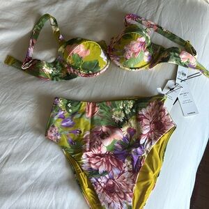 Express size small high waisted bikini NWT